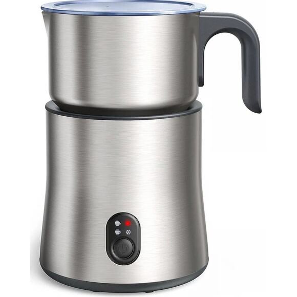 Miroco Automatic-Milk Frother MI-MF005 4 In 1 Stainless Steel Silver 16.9oz - Picture 2 of 6